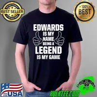 Family Surname Edwards Funny Reunion Last Name Tag T Shirt Unisex