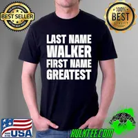Family Surname Walker Funny Reunion Last Name Tag T Shirt Unisex