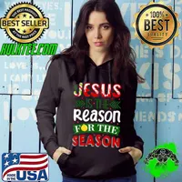 Funny Christian Jesus The Reason Christmas Stocking Stuffer Gifts T Shirt