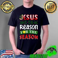 Funny Christian Jesus The Reason Christmas Stocking Stuffer Gifts T Shirt Unisex