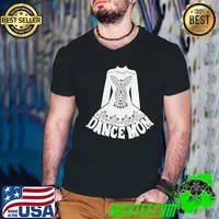 Funny Dance Mom For Moms Of Irish Dancers Graphic Shirt Guys V Neck