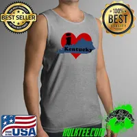 Funny I Love Kentucky Strong Ky State Unisex T-Shirt Tank Top