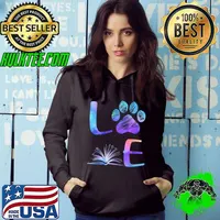 Funny Love Paw Book Shirt Hoodie