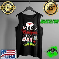 Funny Nursing ER Christmas Nurse Crew Family Xmas Pajama T-Shirt Tank Top