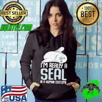 Funny Seal costume sea lion seals girls boys Hoodie