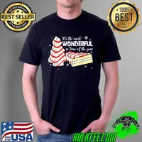 Funny The Most Wonderful Christmas Snack Cake Time Of The Year T-Shirt Unisex