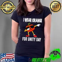 Funny Unity Day Shirt Orange Kids Unity Day Pumpkin Toddler Boys T Shirt Ladies Tee