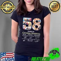 Great 58 Years Of General Hospital 1963 2021 58 Seasons 14588 Episodes Signatures Shirt Ladies Tee