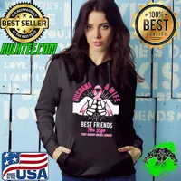 Husband And Wife Fight Cute Breast Cancer Awareness Unisex T-Shirt