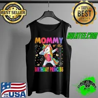 Mommy Of The Birthday Princess Mother Girl Unicorn Birthday T Shirt Tank Top