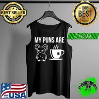 My Puns Are Quality Koala Tea Mens Funny Unisex T- Tank Top