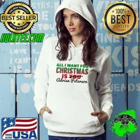 Nice All I Want For Christmas Is Adrian Peterson Minnesota Football Fan T Shirt Hoodie