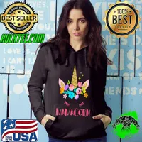Nice Womens Funny Mamacorn Unicorn Costume Mom Mother’s Day T Shirt