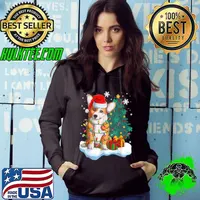 Official Christmas Dog Apparel Christmas Corgi Dog Tee For Men Women T Shirt Hoodie