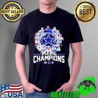 Official Dallas Cowboys 2021 NFC east Division champions signatures Unisex