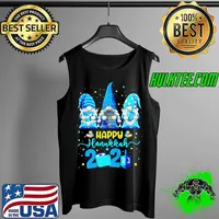 Official Gnomes happy hanukkah 2021 quarantined toilet paper jewish chanukah Tank Top