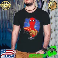 Official Marvel Spider Man No Way Home Spider Hero Portrait Shirt