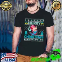 Official Mermaid Lover Women Girls Ugly Mermaid Christmas Sweater Shirt