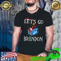 Official Merry Christmas Let's go Branson Brandon Ugly Sweater Style T-Shirt