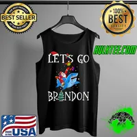 Official Merry Christmas Let's go Branson Brandon Ugly Sweater Style T-Shirt Tank Top