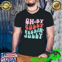 Official Oh By Golly Feelin Jolly Guys V Neck