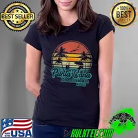 Official Punta Cana Dominican Beach Surfing Vintage Vacation 2022 T-Shirt Ladies Tee