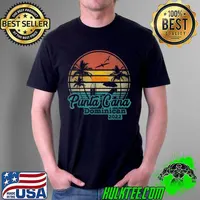 Official Punta Cana Dominican Beach Surfing Vintage Vacation 2022 T-Shirt Unisex