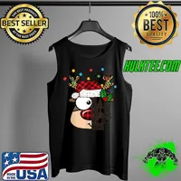 Official Womens In A World Full Of Grandmas Be A Gigi Reindeer Xmas T Shirt Tank Top