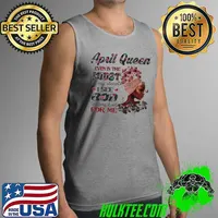 Original April queen even in the midst of my storm I see god working it out for me Tank Top