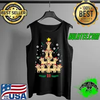 Original Chihuahua Christmas Tree Chiwawa Dog Xmas PJs Pajamas Women T Shirt Tank Top