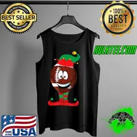 Original Christmas Football Ball ELF Xmas Pajama Gifts Boys Men T Shirt Tank Top