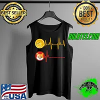 Original Dogecoin Vs. Shiba Inu Coin Heartbeat Doge Hodler Doge Meme T Shirt Tank Top
