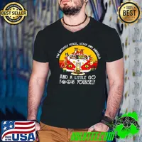 Original I’m mostly peace love and animals and a little go f yourself shirt