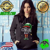 Original Matching Family Funny The Cowgirl Elf Christmas T-Shirt