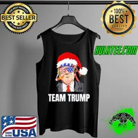 Original Team Trump Christmas Pajama Dear Santa All I Want Is A New T-Shirt Tank Top