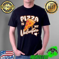 Pizza Is My Valentine Funny Single Food Lover Unisex Sweat Unisex