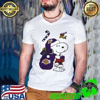 Premium Hot Snoopy and Woodstock los angeles laker merry christmas 2020 shirt