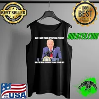 Premium Joe Biden Will The Real President Please Stand Up Anti Biden FJB Unisex T-Shirt Tank Top