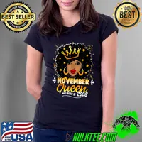 Premium Queen November 13th Birthday Shirt Women 2008 13 Year Old T Shirt Ladies Tee