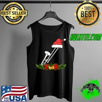 Premium Trombone Christmas Pajamas Music Instrument T-Shirt Tank Top