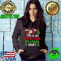 This is My Christmas Pajama Funny Santa Mask For Family 2021 T Shirt