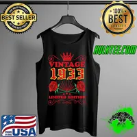 Top 89 Year Old Gifts Vintage 1933 Limited Edition 89th Birthday T Shirt Tank Top