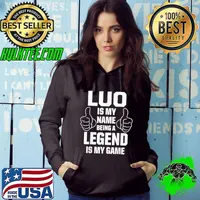 Top Family Surname Luo Funny Reunion Last Name Tag T Shirt
