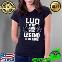 Top Family Surname Luo Funny Reunion Last Name Tag T Shirt Ladies Tee