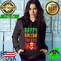 Top Holiday Happy Hallowthanksmas Christmas Thanksgiving Family T Shirt