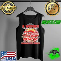 Top Never underestimate a woman who understands football and loves Kansas City Chiefs Tank Top