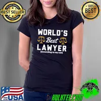 World's best lawyer according to my cat Ladies Tee