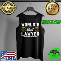 World's best lawyer according to my cat Tank Top