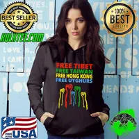 Best FREE TIBET FREE TAIWAN FREE HONG KONG FREE UYGHURS PROTEST T-Shirt
