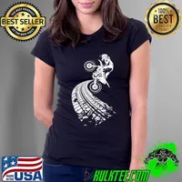 Dirt Bike Motocross Apparel - Dirt Bike Motocross T- Ladies Tee